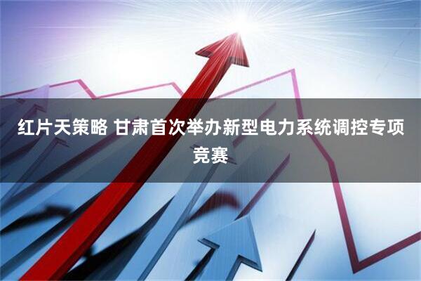红片天策略 甘肃首次举办新型电力系统调控专项竞赛